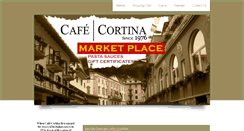 Desktop Screenshot of cafecortinamarket.com